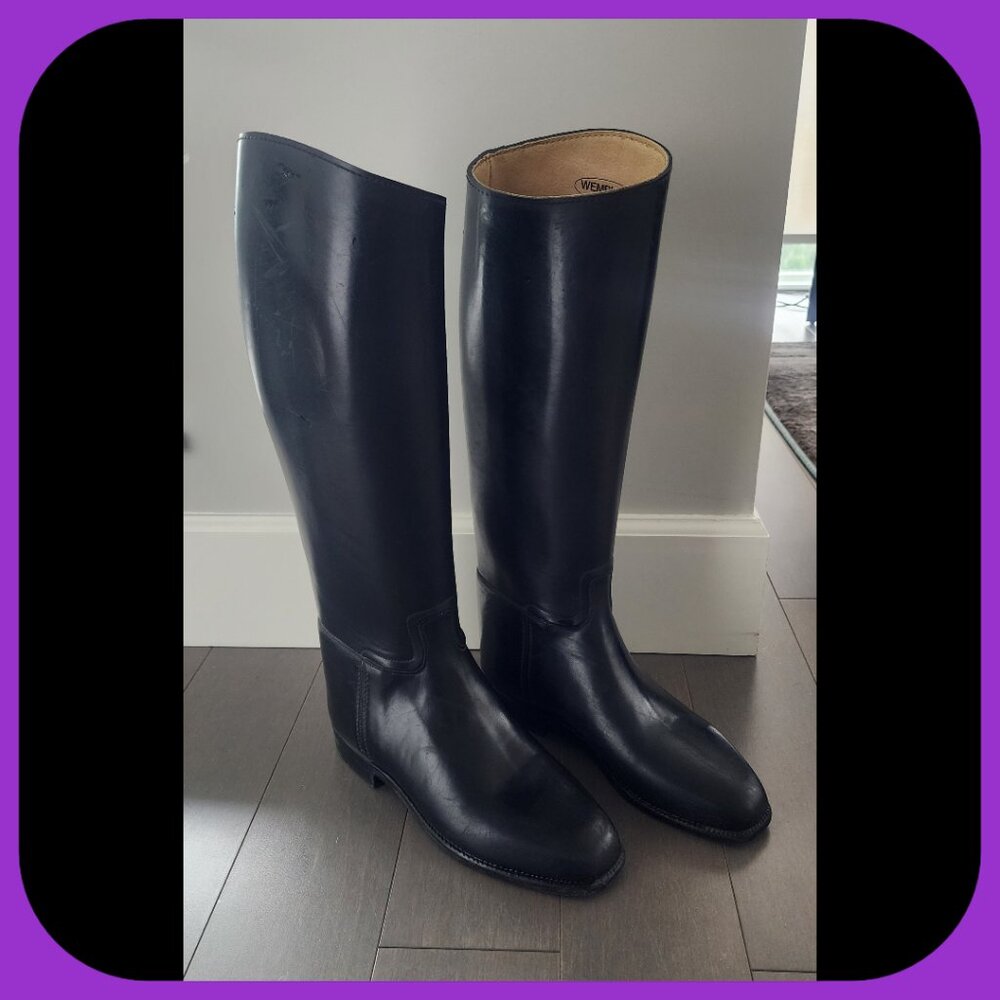 WEMBLEY || Rubber Equestrian Riding Boots (SIZE 38)